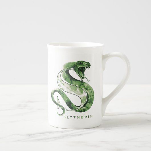 Harry Potter | Waterverf SLYTHERIN™-slang Porselein Kop (Rechts)