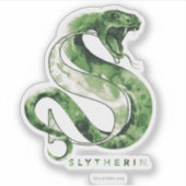 Harry Potter | Waterverf SLYTHERIN™-slang Sticker (Voorkant)