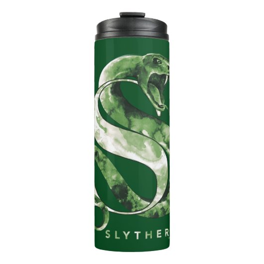 Harry Potter | Waterverf SLYTHERIN™-slang Thermosbeker (Voorkant)