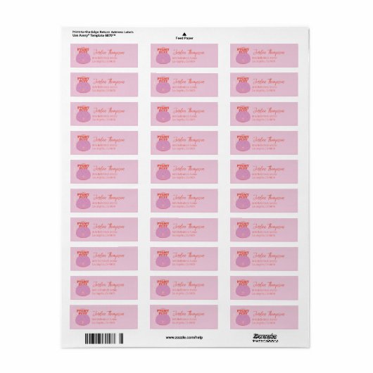 HARRY POTTER™ | Weasley's Wizard Pygmy Puff Etiket (Full Sheet)