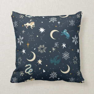 Harry Potter   Winter Constellation Pattern Kussen