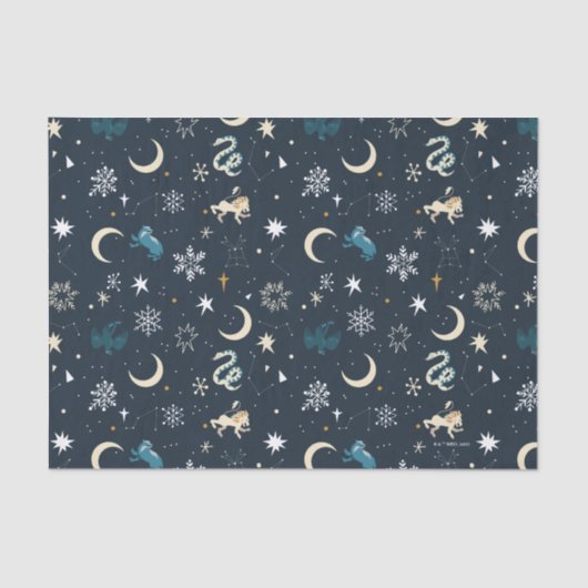 Harry Potter | Winter Constellation Pattern Tissuepapier (Voorkant)