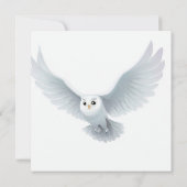 Harry Potter | Witte Uil Babyborrel Kaart (Achterkant)