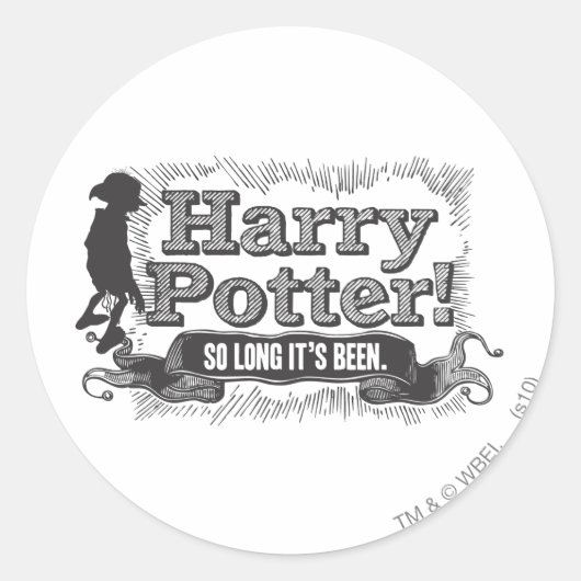 Harry Potter. Zo lang is het al... Ronde Sticker (Voorkant)