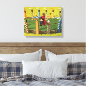 HARRY POTTER™ zoekt de Golden Snitch Canvas Afdruk (Insitu (Slaapkamer))