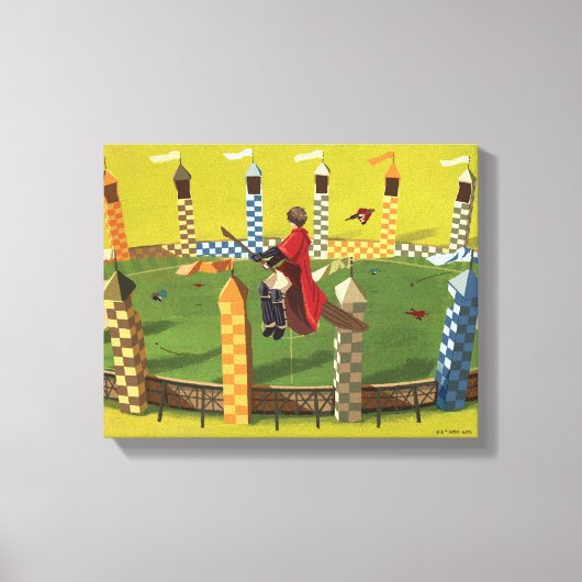 HARRY POTTER™ zoekt de Golden Snitch Canvas Afdruk (Voorkant)