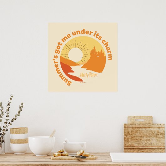 HARRY POTTER™ | Zomer Magic HOGWARTS™ Castle Poster (Keuken)