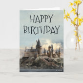 Harry Potter Zweinstein Castle Gelukkige Verjaarda Kaart (Gele Bloem)