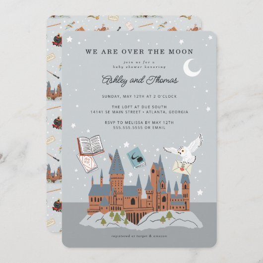 Harry Potter | Zweinstein - Over de maan Kaart (Voorkant / Achterkant)