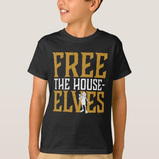 Harry PotterFree The House Elves T-shirt (Voorkant)