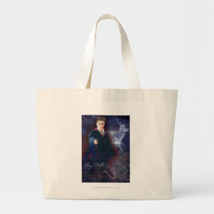 Harry Potters herten Patronus Grote Tote Bag