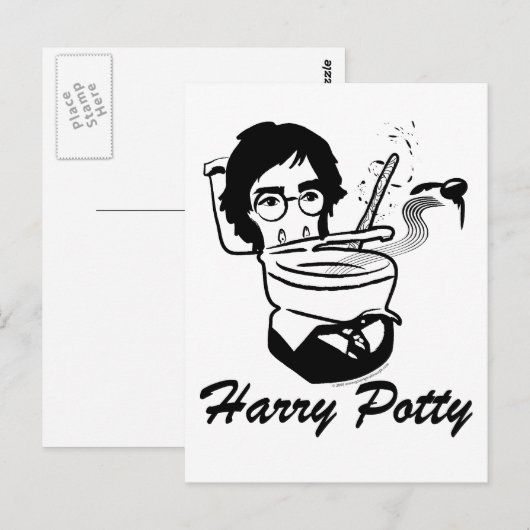 Harry Potty Briefkaart (Voorkant / Achterkant)