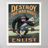 Harry Rhopps Destroy  Art Poster (Voorkant)