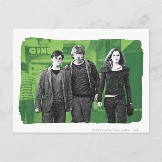 Harry, Ron en Hermione 1 Briefkaart (Voorkant)