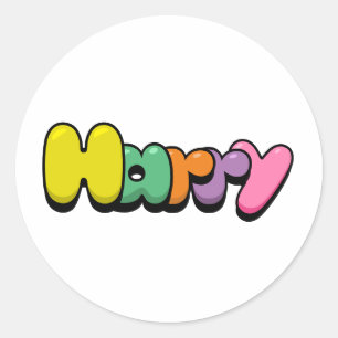 Harry Ronde Sticker