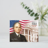 Harry S. Truman - 33e President van de VS Briefkaart (Staand voorkant)