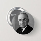 Harry S. Truman 33rd President Ronde Button 5,7 Cm (Voorkant /achterkant)