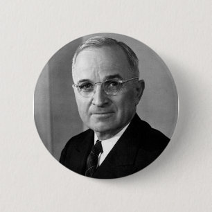 Harry S. Truman 33rd President Ronde Button 5,7 Cm