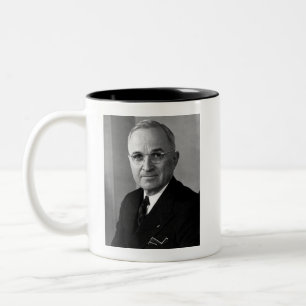 Harry S. Truman 33rd President Tweekleurige Koffiemok