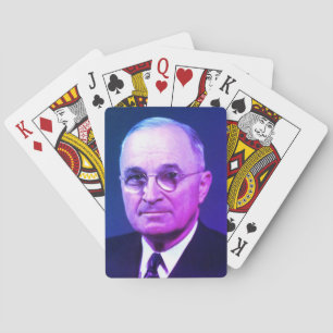 Harry S. Truman, Amerikaans President en Democraat Pokerkaarten