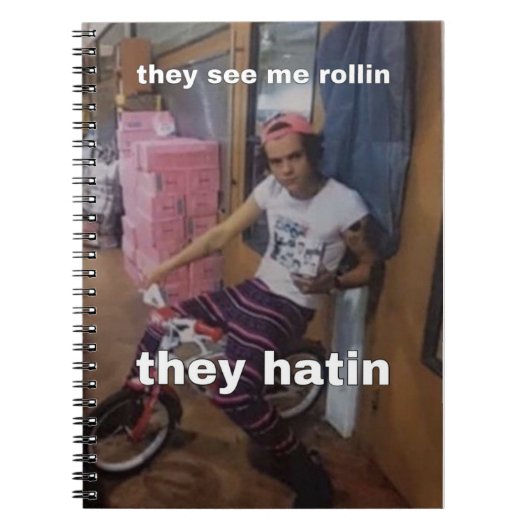 Harry Styles meme notitieboek (Voorkant)