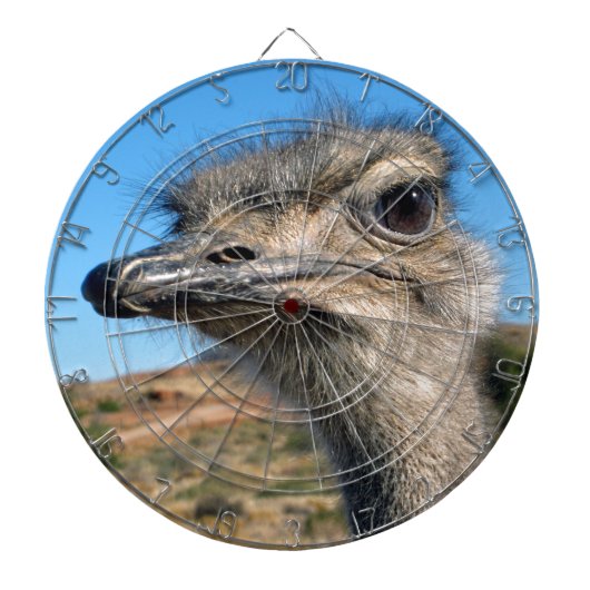 Harry the Happy Ostrich Dartbord (Voorkant)