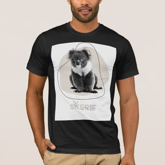 Harry the Koala ligne design T-shirt (Devant)