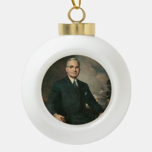 Harry Truman Keramische Bal Ornament