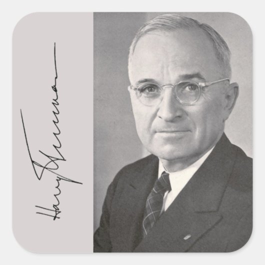 Harry Truman Sticker (Voorkant)