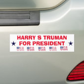 Harry Truman voor President Sticker (Op auto)