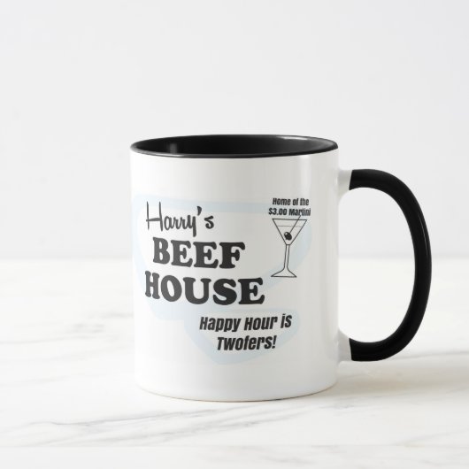 Harry's Beef House-mok koffie Mok (Rechts)