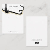 Hars Theme Oorbel Kaarten Visitekaartje (Voorkant / Achterkant)