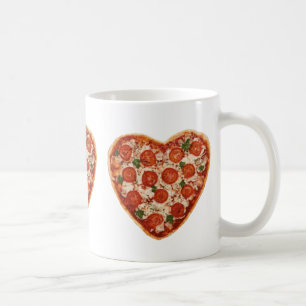 harsvormige pizza koffiemok