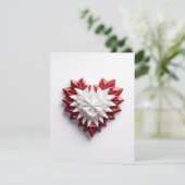 Hart 0003 feestdagenkaart (Staand voorkant)