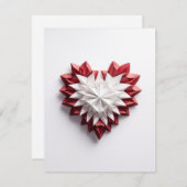 Hart 0003 feestdagenkaart (Voorkant / Achterkant)