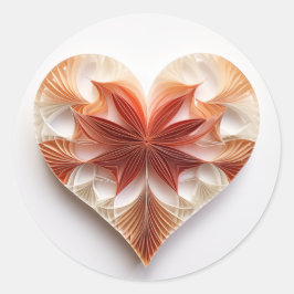 Hart 0018 ronde sticker