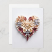 Hart 0068 feestdagenkaart (Voorkant / Achterkant)