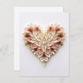 Hart 0111 feestdagenkaart (Voorkant / Achterkant)