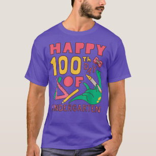 Hart 100e dag van het bewustzijn van leraren autis t-shirt