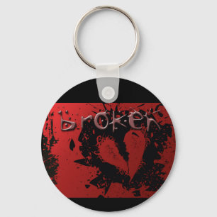 hart-239667 hart gebroken liefdespect abstrac sleutelhanger