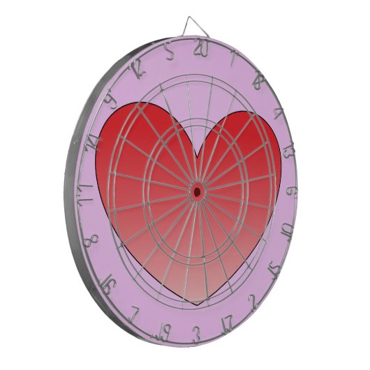 Hart. 4 dartbord (Voorkant Links)