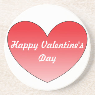 Hart. 4 zandsteen onderzetter