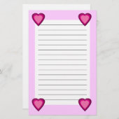 Hart. 5 briefpapier (Voorkant / Achterkant)