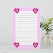 Hart. 5 briefpapier (Staand voorkant)