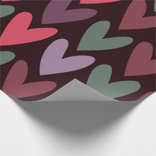 hart 6 cadeaupapier (Hoek)