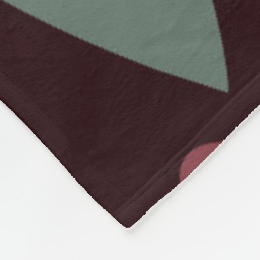 hart 6 fleece deken (Hoek)