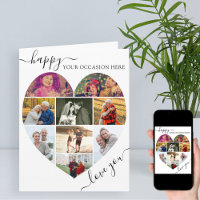 Hart 9 Fotocollage liefde Je script elke keer