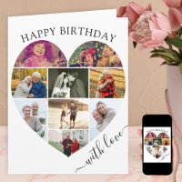 Hart 9 Fotocollage met liefdesscript op zaterdag