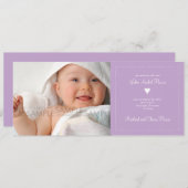 Hart ・ Aankondiging Baby (Voorkant / Achterkant)