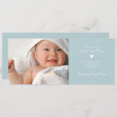 Hart ・ Aankondiging Baby (Voorkant / Achterkant)